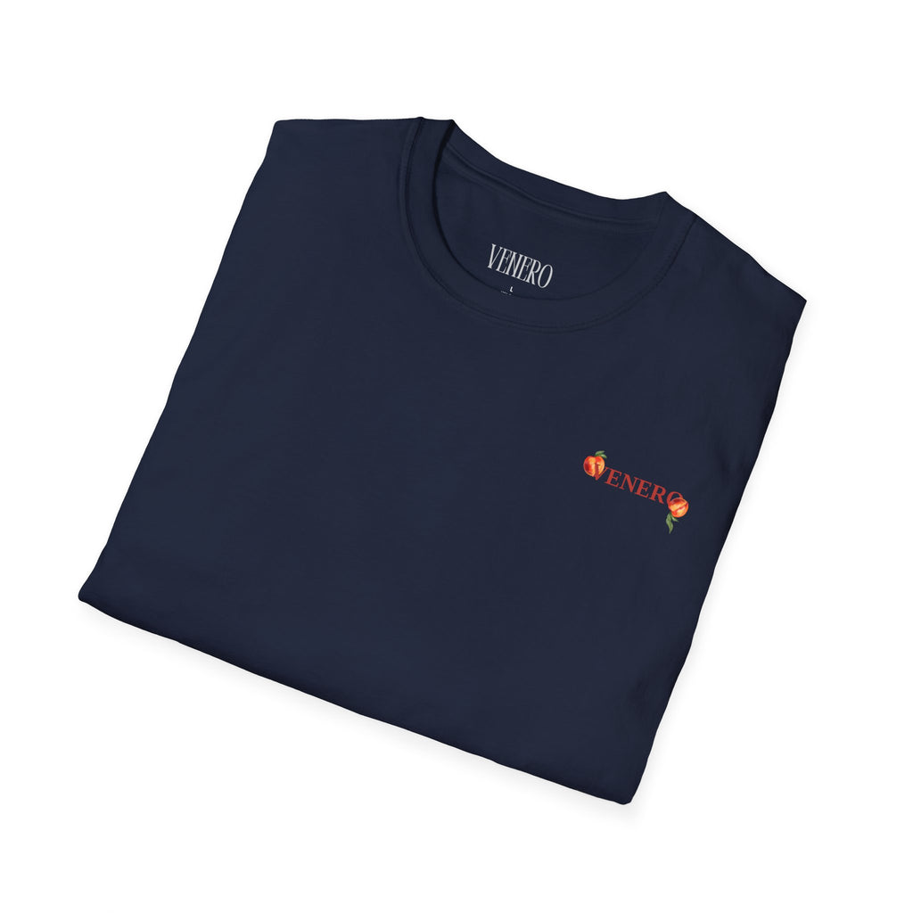 Peach Navy Tee