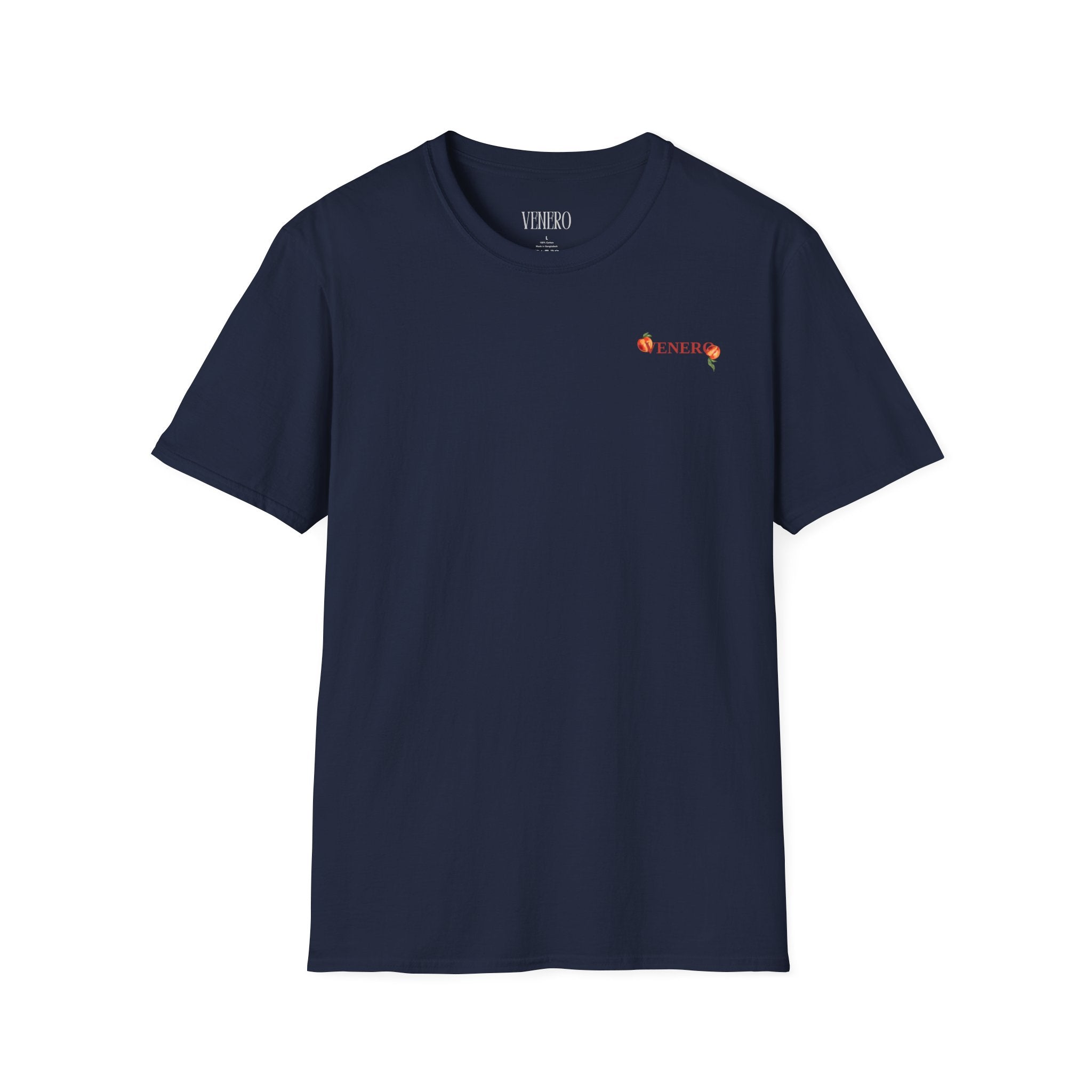 Peach Navy Tee